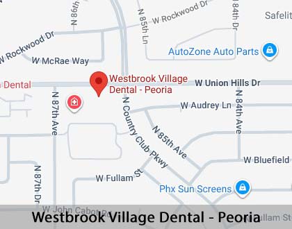 Map image for What Should I Do If I Chip My Tooth in Peoria, AZ